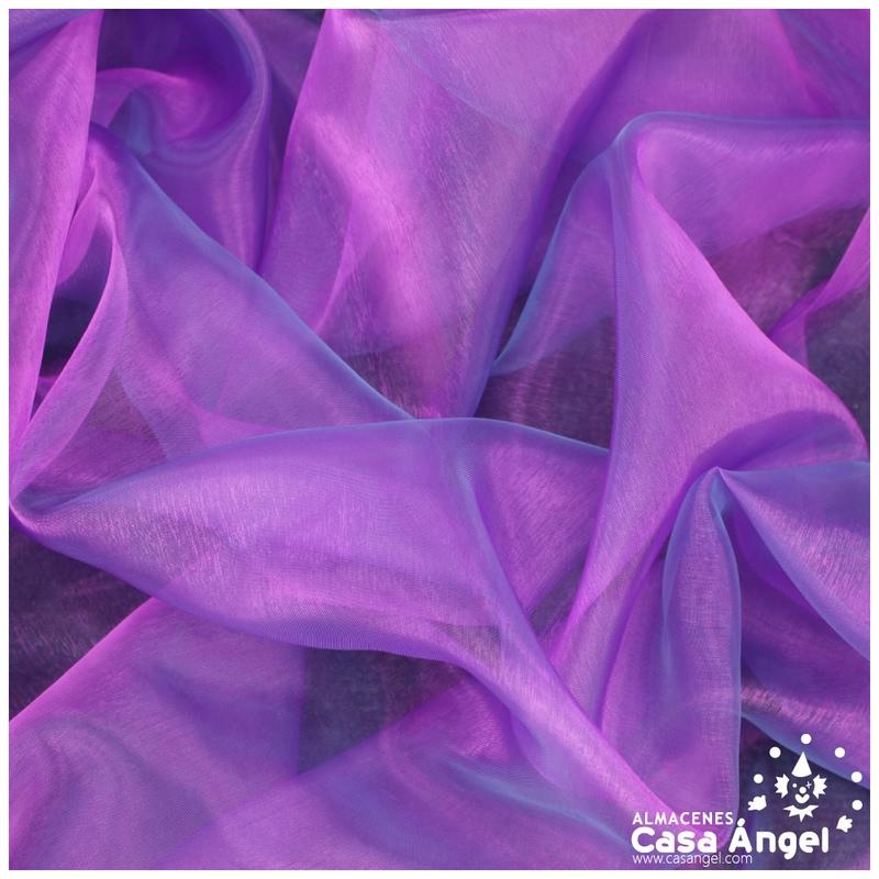ORGANZA MORADA BRILLANTE SERIE NAHARO 150cm