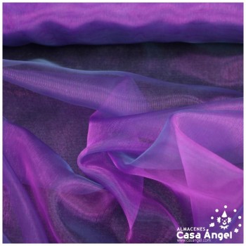 ORGANZA MORADA BRILLANTE SERIE NAHARO 150cm