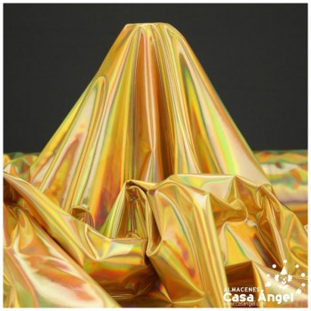 LYCRA FOIL ORO METALIZADO EXTRA BRILLANTE SERIE KUSURI 150cm