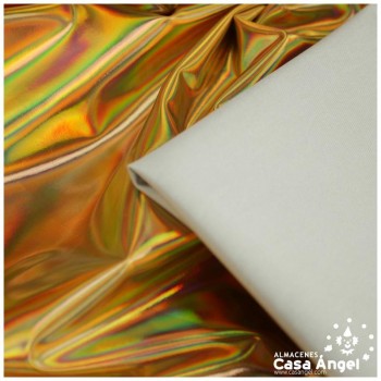 LYCRA FOIL ORO METALIZADO EXTRA BRILLANTE SERIE KUSURI 150cm
