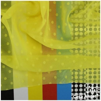 GASA CON TOPO PLUMETI AMARILLO SERIE NOCHE 150cm