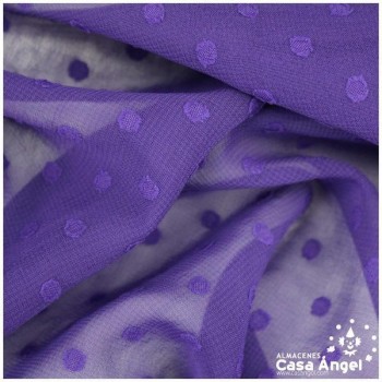 GASA CON TOPO PLUMETI MORADO SERIE NOCHE 150cm