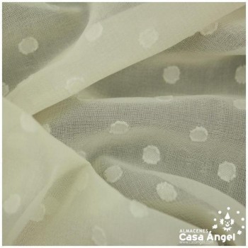 GASA CON TOPO PLUMETI CRUDO SERIE NOCHE 150cm