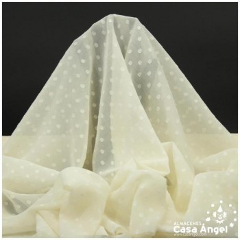 GASA CON TOPO PLUMETI CRUDO SERIE NOCHE 150cm