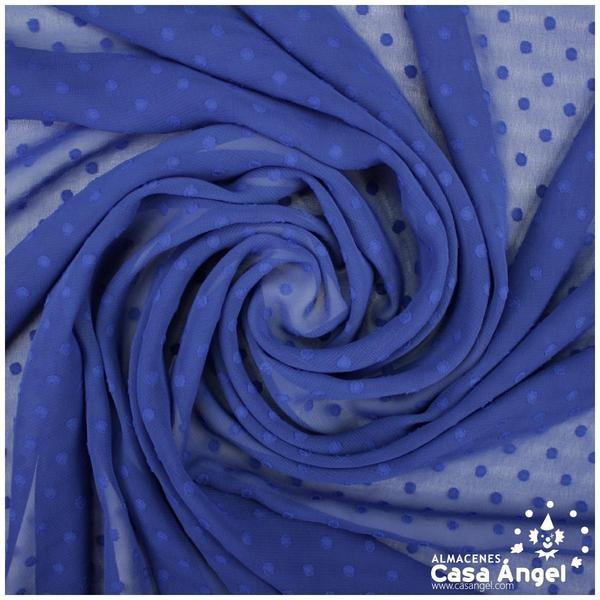 GASA CON TOPO PLUMETI AZUL SERIE NOCHE 150cm