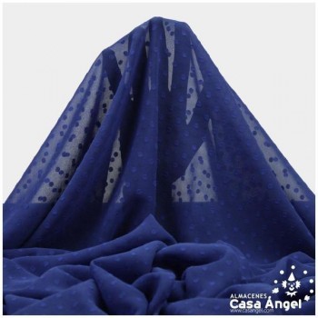 GASA CON TOPO PLUMETI AZUL SERIE NOCHE 150cm