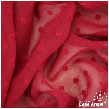 GASA CON TOPO PLUMETI GRANATE SERIE NOCHE 150cm