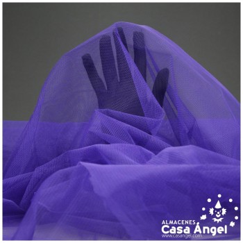 TUL INELÁSTICO MORADO 150cm