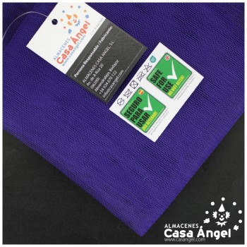 TUL INELÁSTICO MORADO 150cm