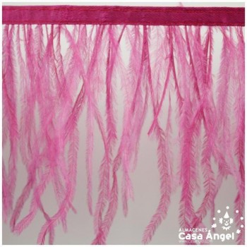 FLECO DE PLUMAS DE AVESTRUZ BUGANVILLA 12cm