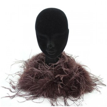BOA DE PLUMAS 190cm MARRONES DE AVESTRUZ 35gr
