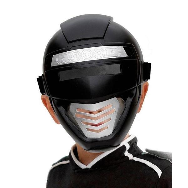 MÁSCARA POWER RANGER NEGRA NIÑO