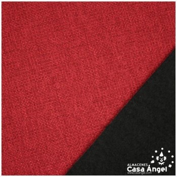 ESTERILLA COLOR ROJO CON REVERSO REFORZADO SERIE MAHON 140cm