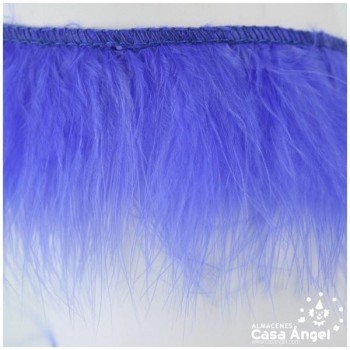 FLECO DE PLUMAS DE MARABÚ MORADO CLARO 6cm