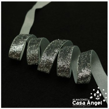 CINTA DE TERCIOPELO GLITTER 16mm