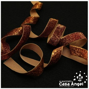 CINTA DE TERCIOPELO GLITTER 16mm