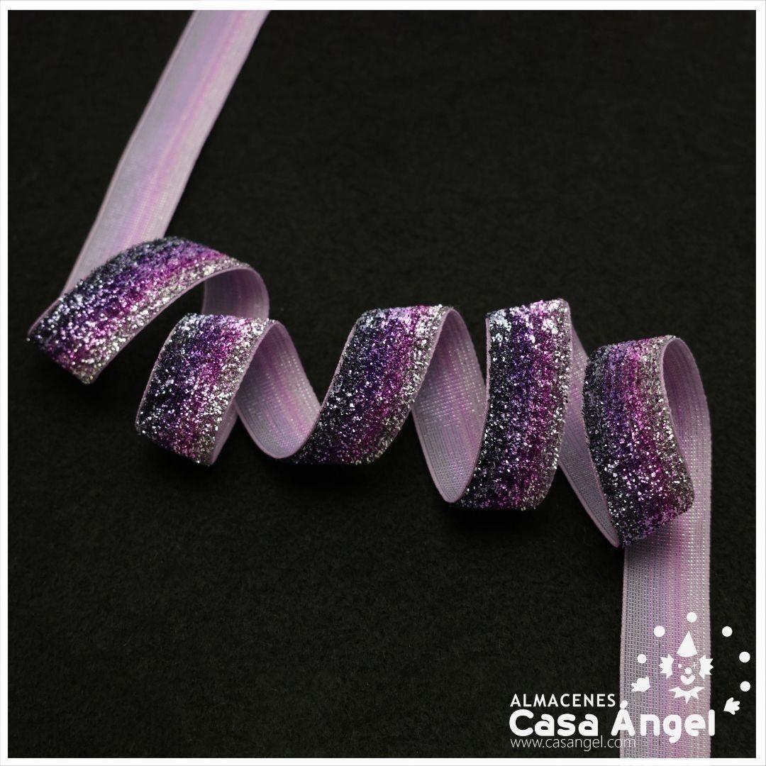 CINTA DE TERCIOPELO LÚREX MULTICOLOR 19mm