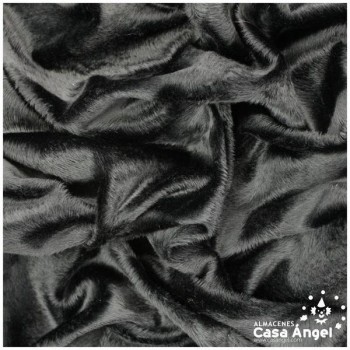 PELO CORTO NEGRO SERIE VELBOA ZIGZAG A CONTRAPELO 150cm