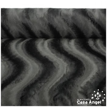 PELO CORTO NEGRO SERIE VELBOA ZIGZAG A CONTRAPELO 150cm