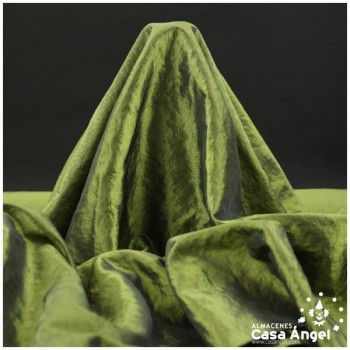 TAFETÁN LISO VERDE OLIVA SERIE VICTORIA 140cm