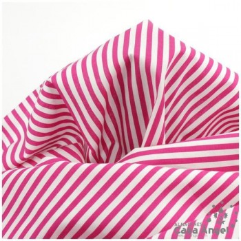 TELA RAYAS ALGODÓN FUCSIA 150cm