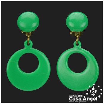 PENDIENTES FLAMENCOS DE DE ARO INFANTIL 26mm