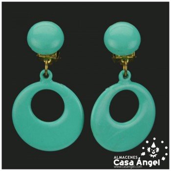 PENDIENTES FLAMENCOS DE DE ARO INFANTIL 26mm