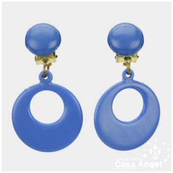PENDIENTES FLAMENCOS DE DE ARO INFANTIL 26mm