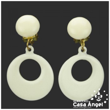 PENDIENTES FLAMENCOS DE DE ARO INFANTIL 26mm