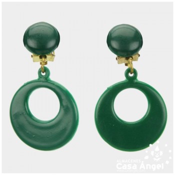 PENDIENTES FLAMENCOS DE DE ARO INFANTIL 26mm