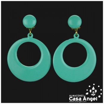 PENDIENTES FLAMENCOS DE DE ARO ADULTO 43mm
