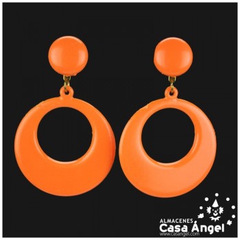 PENDIENTES FLAMENCOS DE DE ARO ADULTO 43mm