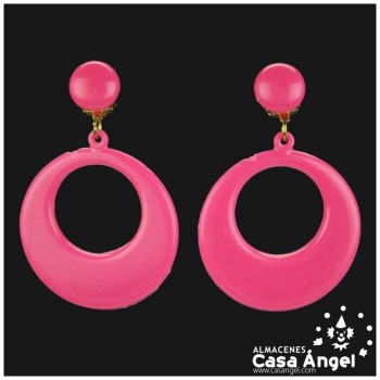 PENDIENTES FLAMENCOS DE DE ARO ADULTO 43mm
