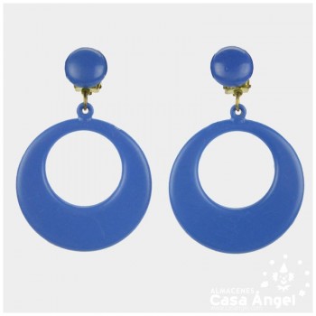 PENDIENTES FLAMENCOS DE DE ARO ADULTO 43mm