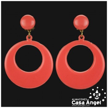 PENDIENTES FLAMENCOS DE DE ARO ADULTO 43mm