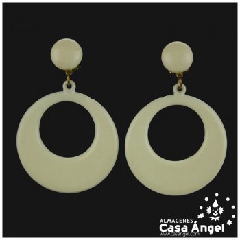 PENDIENTES FLAMENCOS DE DE ARO ADULTO 43mm