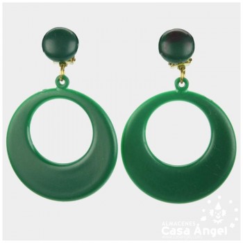 PENDIENTES FLAMENCOS DE DE ARO ADULTO 43mm