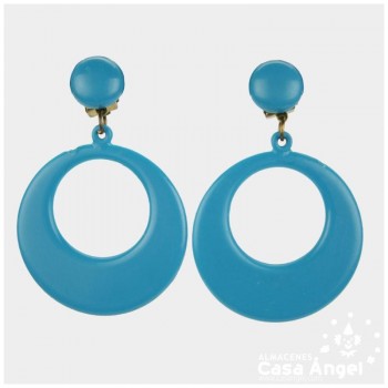 PENDIENTES FLAMENCOS DE DE ARO ADULTO 43mm