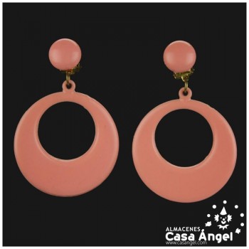 PENDIENTES FLAMENCOS DE DE ARO ADULTO 43mm