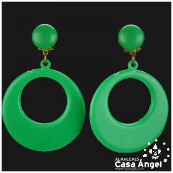 PENDIENTES FLAMENCOS DE DE ARO ADULTO 43mm