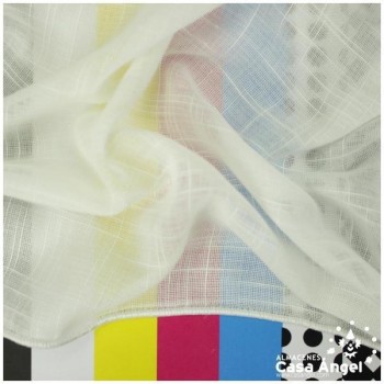 VISILLO IVORY TRAMADO CON PLOMO SERIE FLAMTEX 320cm