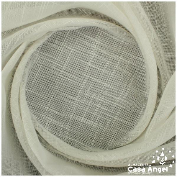 VISILLO BEIGE TRAMADO CON PLOMO SERIE FLAMTEX 320cm