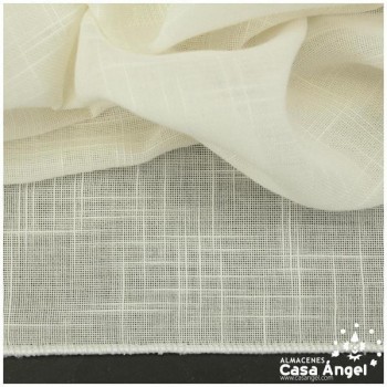 VISILLO BEIGE TRAMADO CON PLOMO SERIE FLAMTEX 320cm