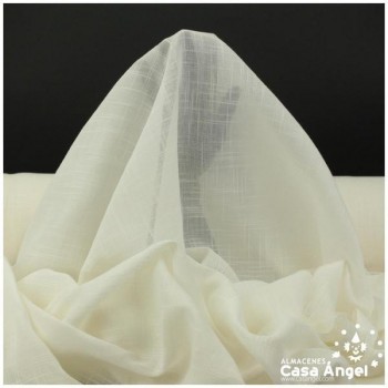 VISILLO BEIGE TRAMADO CON PLOMO SERIE FLAMTEX 320cm