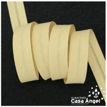 CINTA BIÉS ALGODÓN TONOS NEGRO BLANCO Y BEIGE 18mm