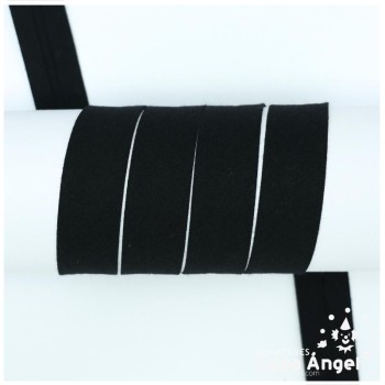 CINTA BIÉS ALGODÓN TONOS NEGRO BLANCO Y BEIGE 18mm
