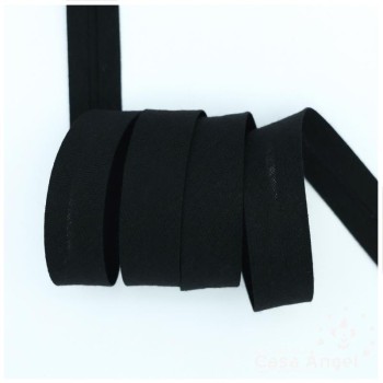 CINTA BIÉS ALGODÓN TONOS NEGRO BLANCO Y BEIGE 18mm