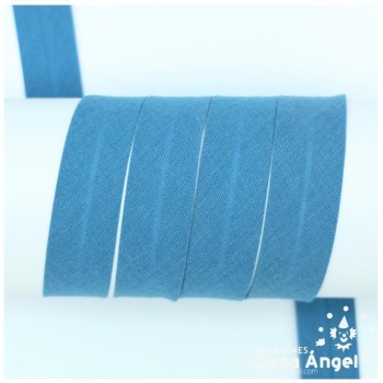 CINTA BIÉS ALGODÓN TONOS AZULES 18mm