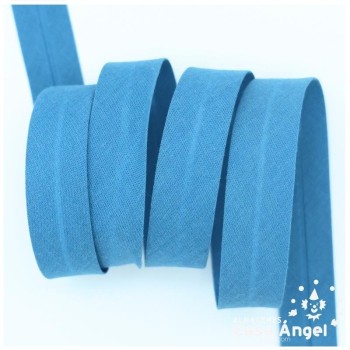 CINTA BIÉS ALGODÓN TONOS AZULES 18mm