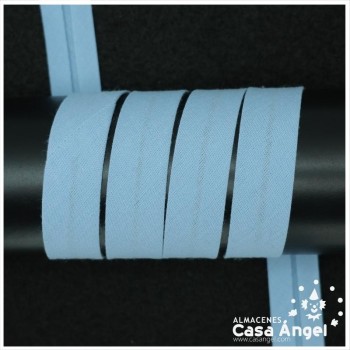 CINTA BIÉS ALGODÓN TONOS AZULES 18mm